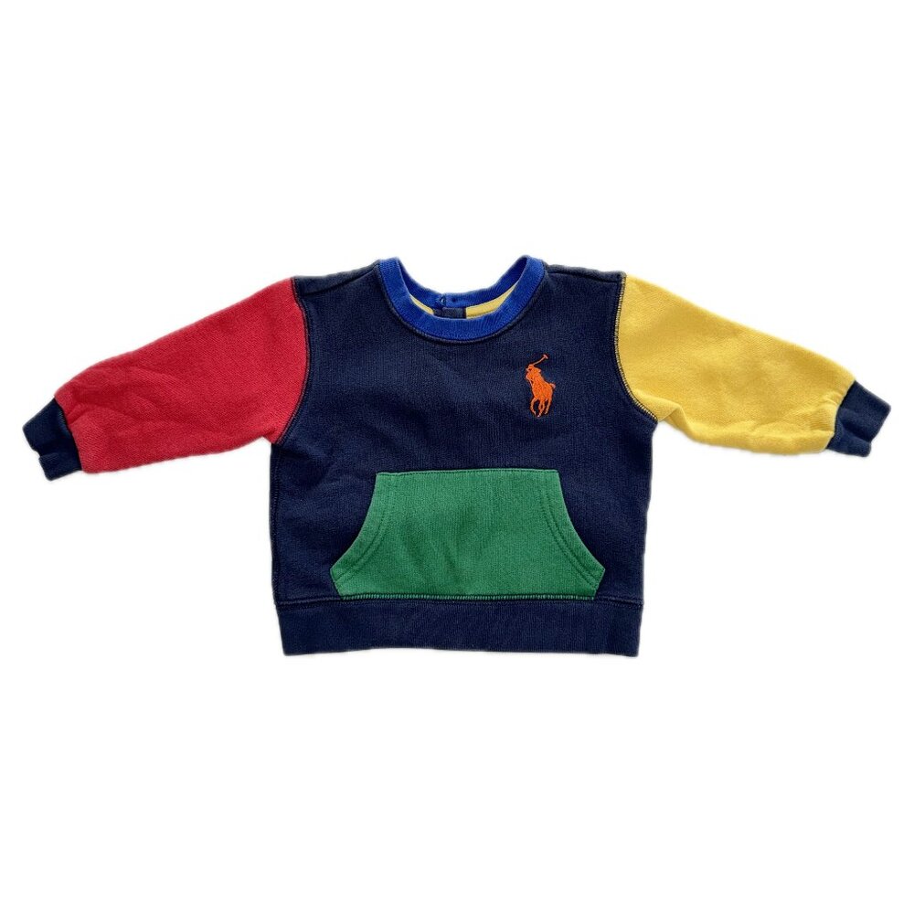 Polo Ralph Lauren 12 Months Color-Blocked Crewneck